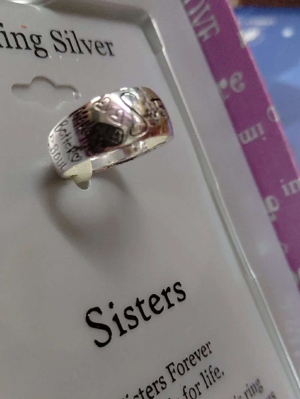 Sterling Silver 'Sisters' Ring - Silver